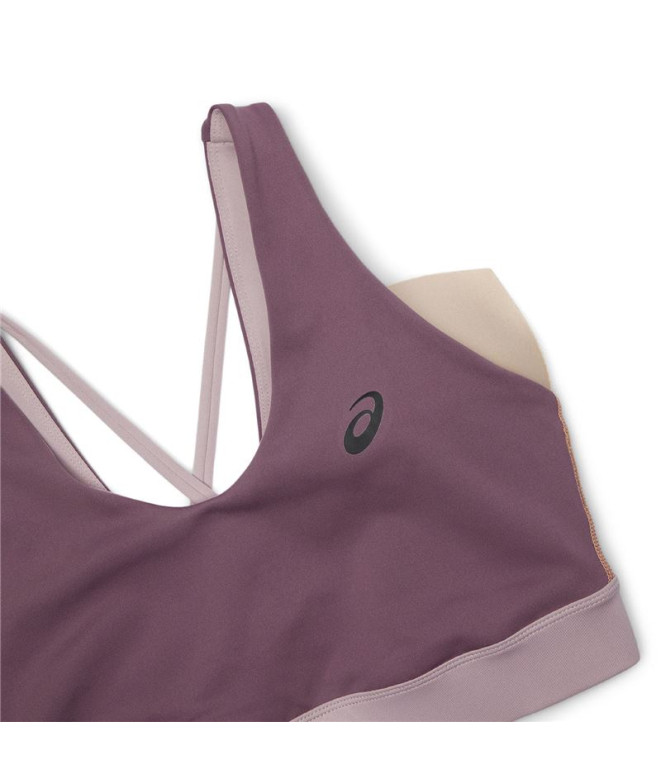 Sujetador Deportivo de Tenis ASICS Bra Mujer Rosa