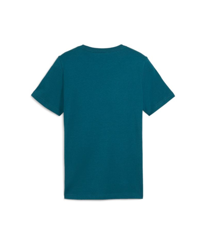 Camiseta Puma Ess+ Mid 90S Graphic Niño Azul