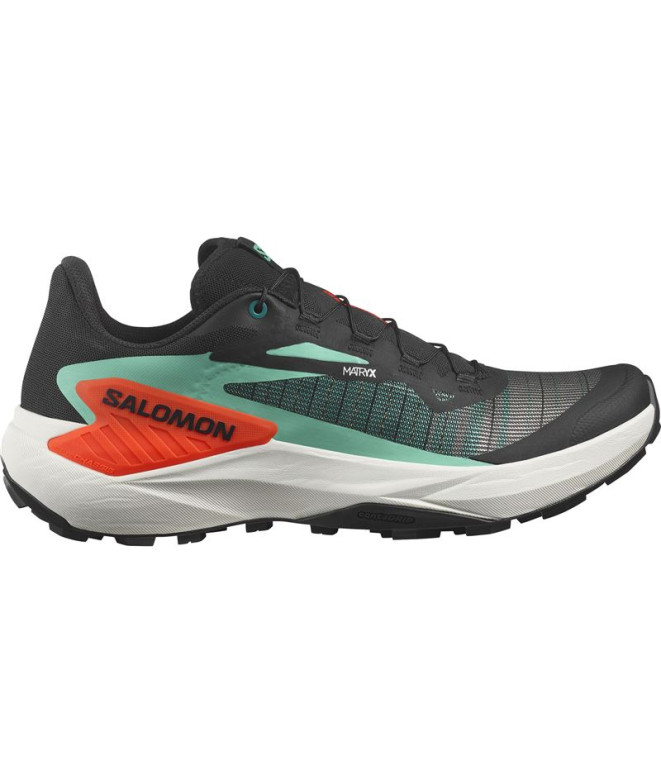 Chaussures Trail Salomon de Genesis Noir/Vert Homme