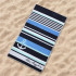 Toalha de Praia e piscina Secaneta Jacquard Terc.Skot Marine
