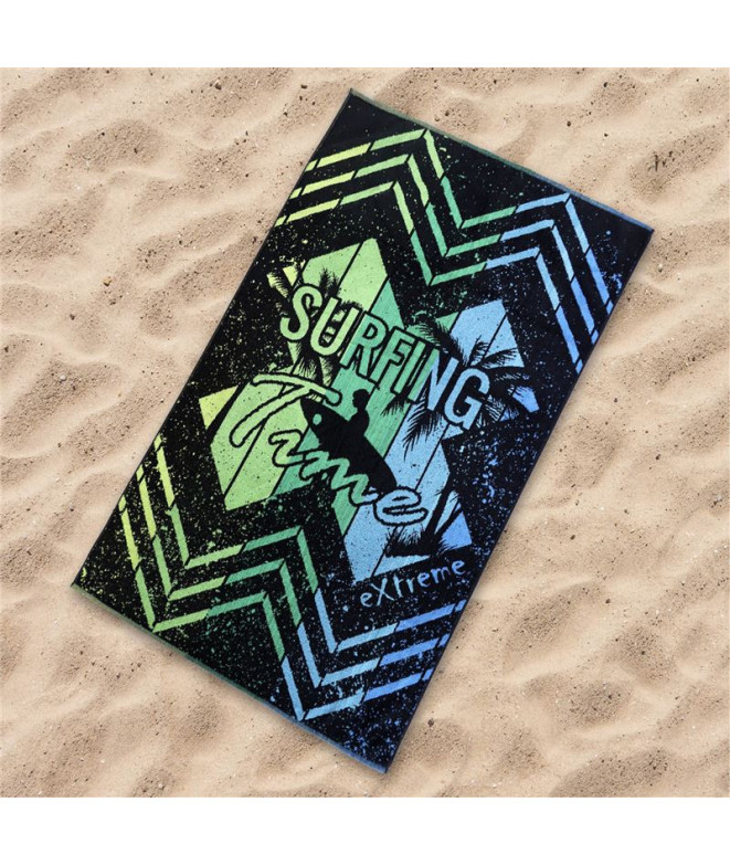 Serviette Secaneta 100X170 Velours Jacquard...