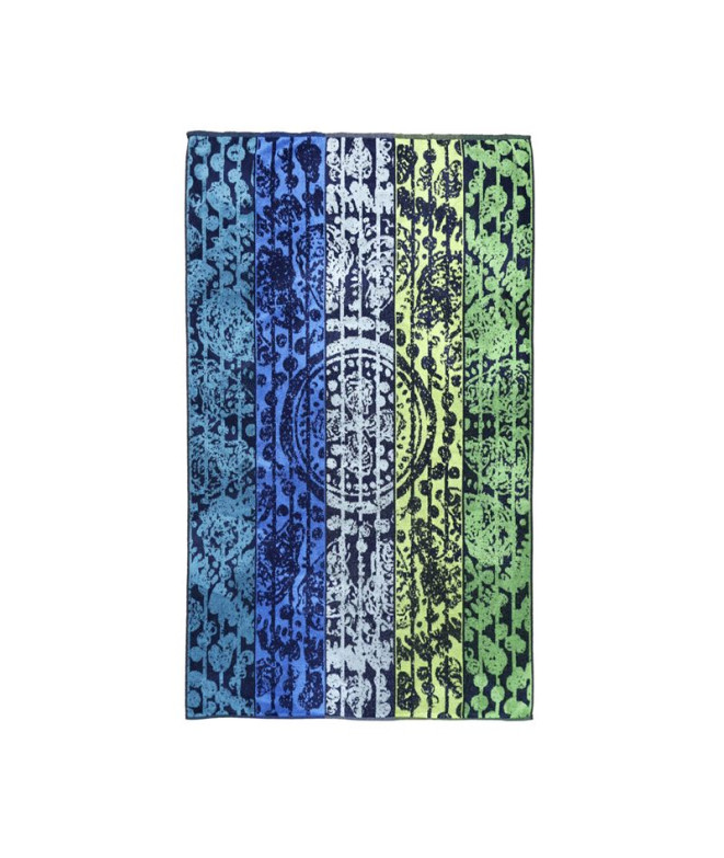 Toalla de Playa y piscina Secaneta Jacquard Terc.Davao Verde