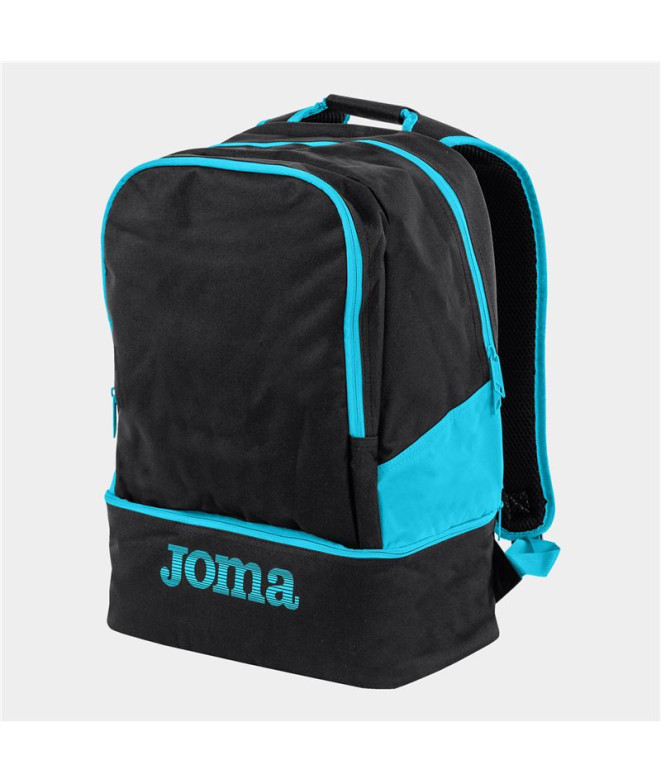 Mochila Joma Estadio III Negro-Turquesa Fluor