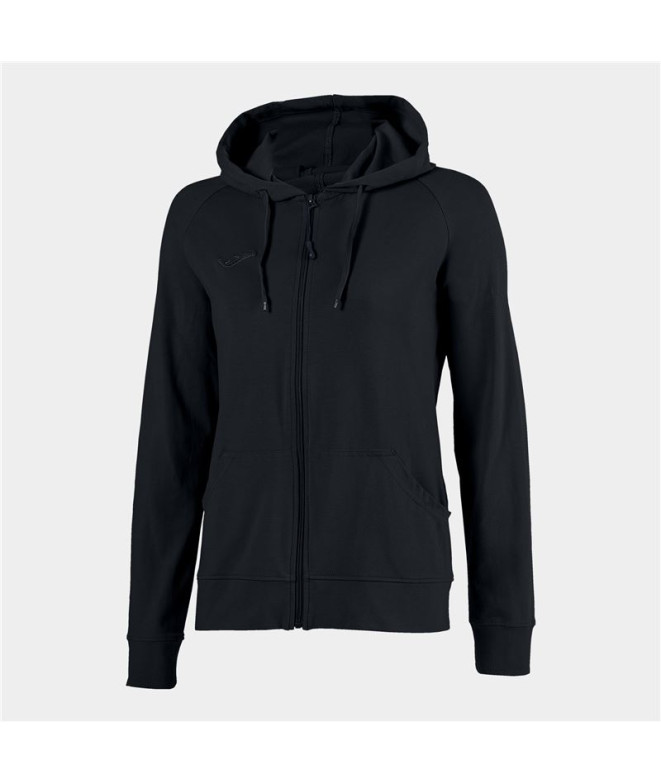 Chaqueta Capucha Joma Corinto Mujer/Niña Negro