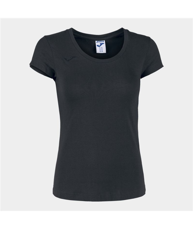 Camiseta Joma Verona Mujer/Niña Negro M/C