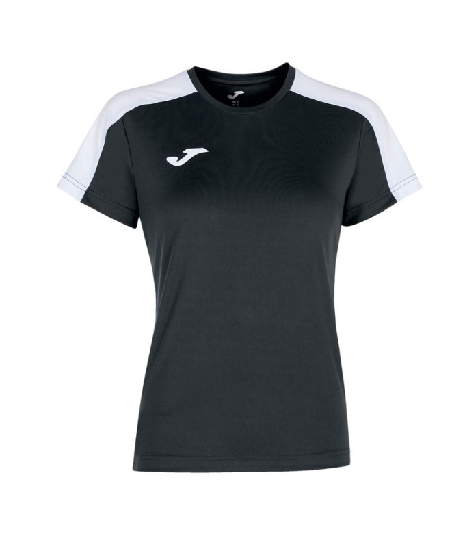 Camiseta Joma Academy Mujer Negro-Blanco