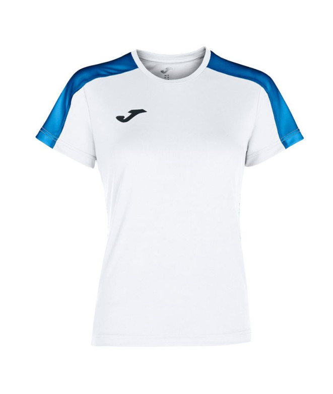 Camiseta Joma Academy Mujer Blanco-Royal