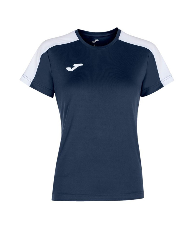 Camiseta Joma Mulher Marinha da Academia - Branco