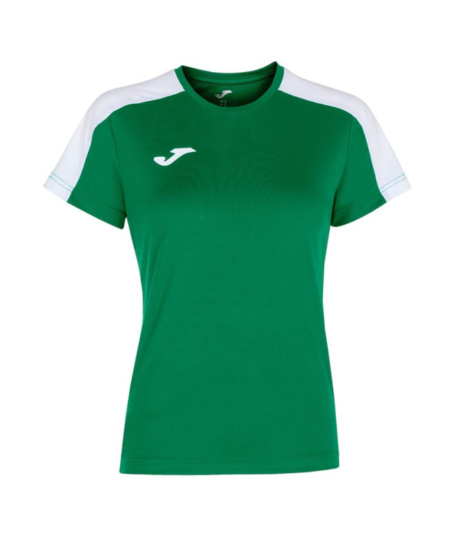 Camiseta Joma Mulher Verde Academia-Branco