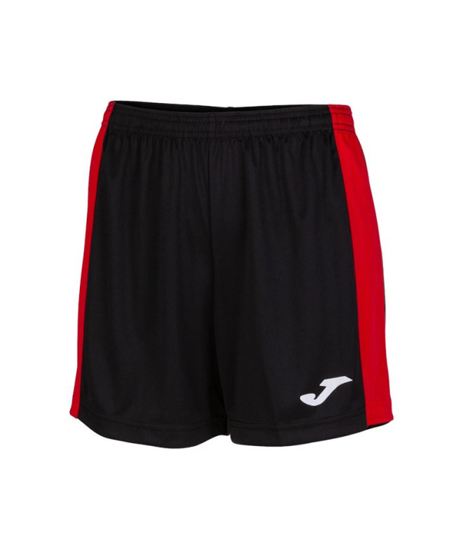 Joma MulherMenina Short Maxi / Preto Vermelho