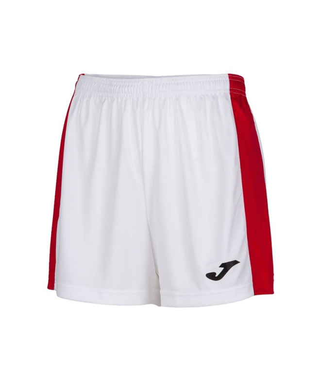 Joma MulherMenina Short Maxi / Vermelho Branco