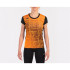 Camiseta Joma MulherMenina Manga curta Elite VIII / Preto Laranja