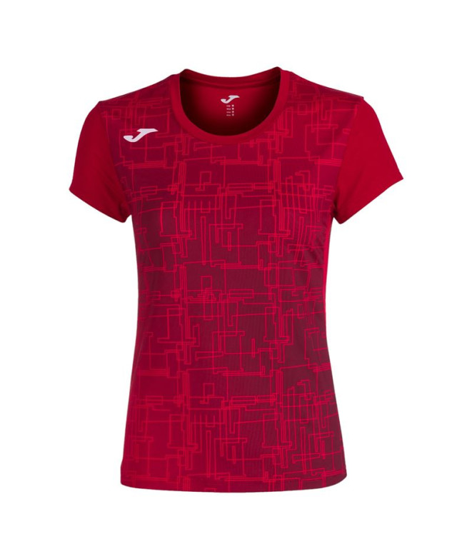 Camiseta Joma MulherMenina Manga curta Elite VIII / Vermelho