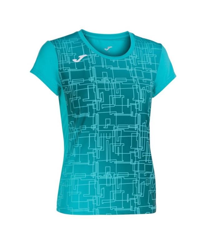 Camiseta Manga Corta Joma Elite VIII Mujer/Niña Turquesa