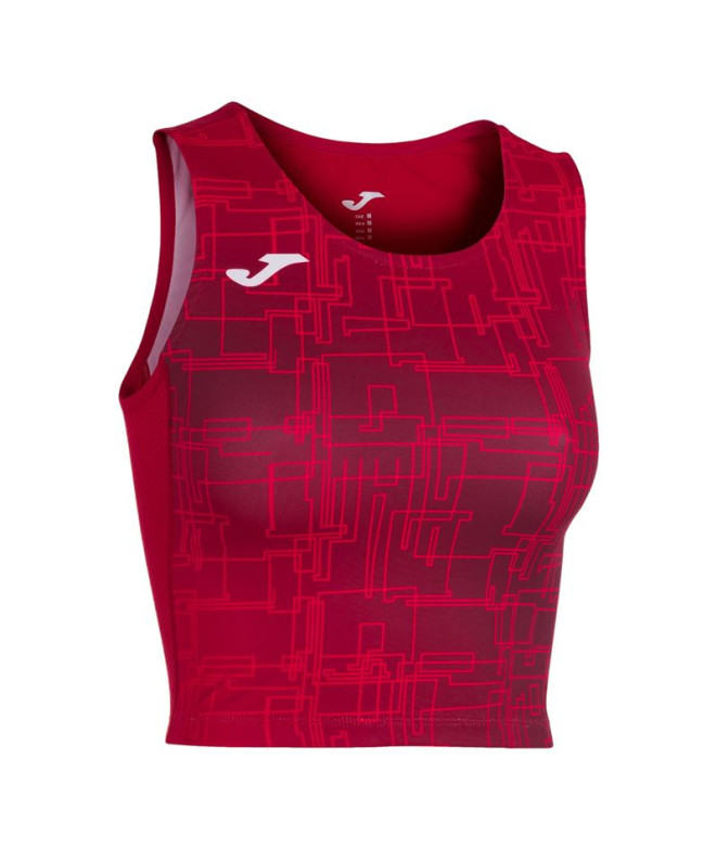 Top Running Joma Mulher Elite VIII Vermelho