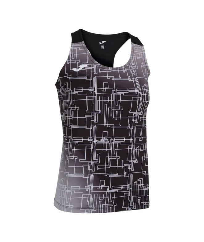 Camiseta Running Joma Elite VIII Mujer Negro