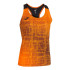 Camiseta Running Joma Mulher Elite VIII Laranja Preto