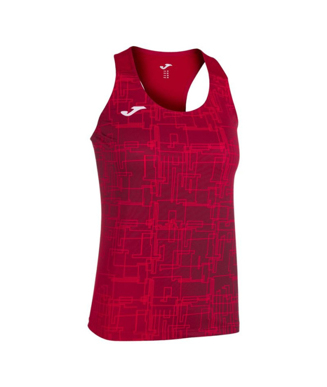 Camiseta Running Joma Mulher Elite VIII Vermelho