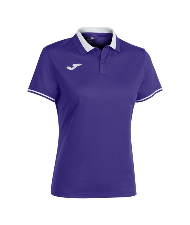 Polo de Futbol Joma Championship VI Mujer Morado Bl