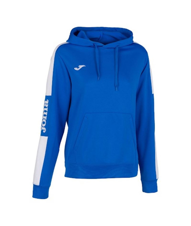 Sweat Joma Femme Championship IV Hooded Royal White