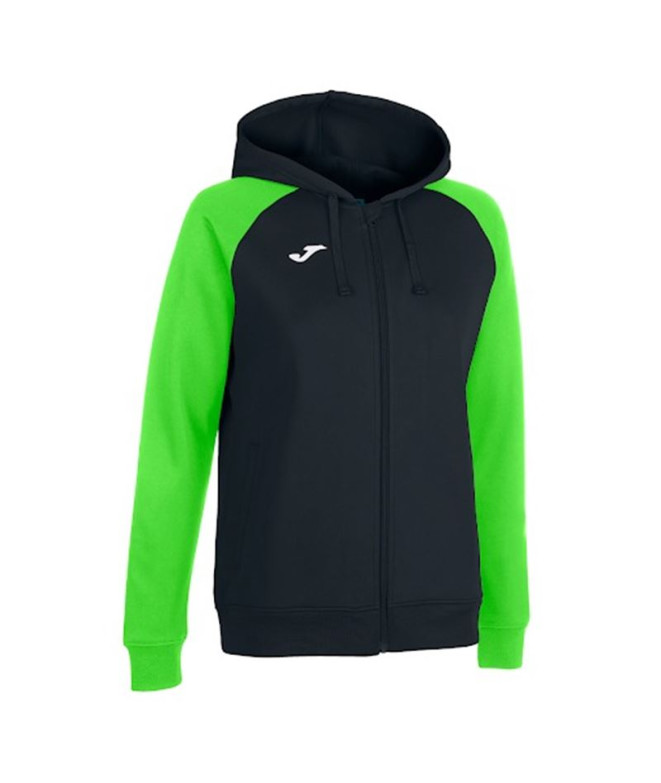 Casaco Joma Mulher Capuz Academy IV Preto Fluor Verde