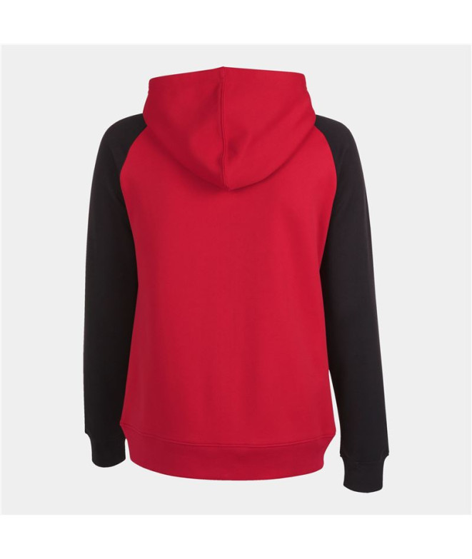 Casaco Joma Mulher Capuz Academy IV Vermelho Preto