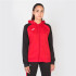 Casaco Joma Mulher Capuz Academy IV Vermelho Preto
