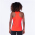 Camiseta Running Joma Mulher by Record II Braces Coral Fluorine Black