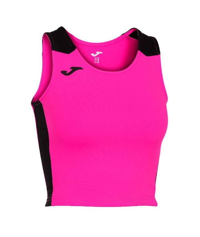 Haut Running Joma Femme de Record II Fluor Pink Black