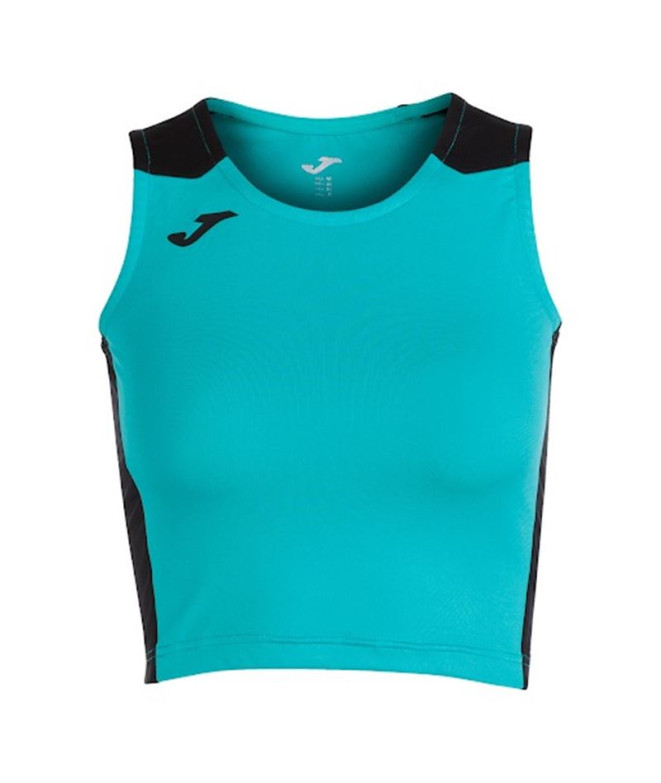 Haut Running Joma Femme de Record II Turquoise Noir