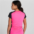 Camiseta Running Joma Mulher by Record II Manga curta Fluor Pink Preto