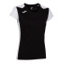 Camiseta Running Joma Mulher from Record II Manga curta Preto Branco