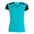 Camiseta Running Joma Mulher by Record II Manga curta Turquesa Preto