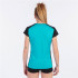 Camiseta Running Joma Mulher by Record II Manga curta Turquesa Preto