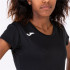 Camiseta Running Joma MulherMenina from Record II Manga curta / Preto