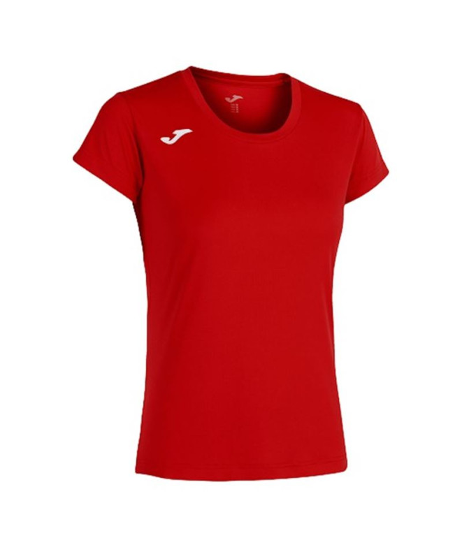 Camiseta de Running Joma Record II Manga Corta Mujer/Niña Rojo