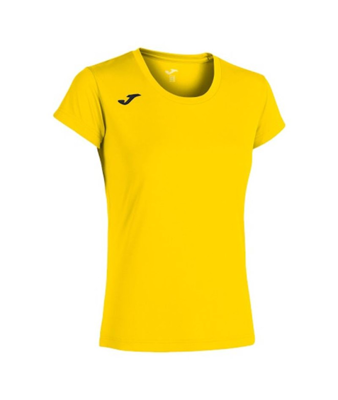 Camiseta Running Joma MulherMenina from Record II Manga curta / Amarelo