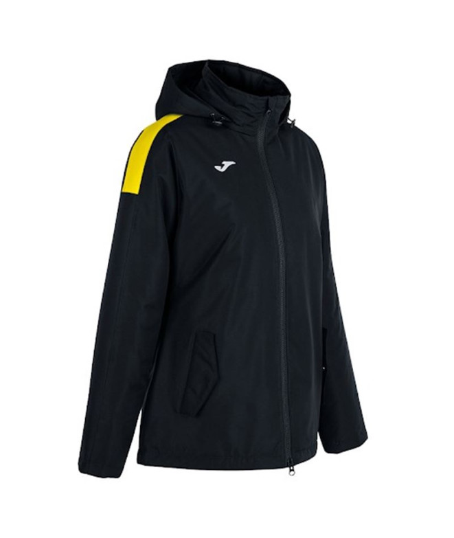 Anorak Joma Trivor Mujer Negro Amarillo