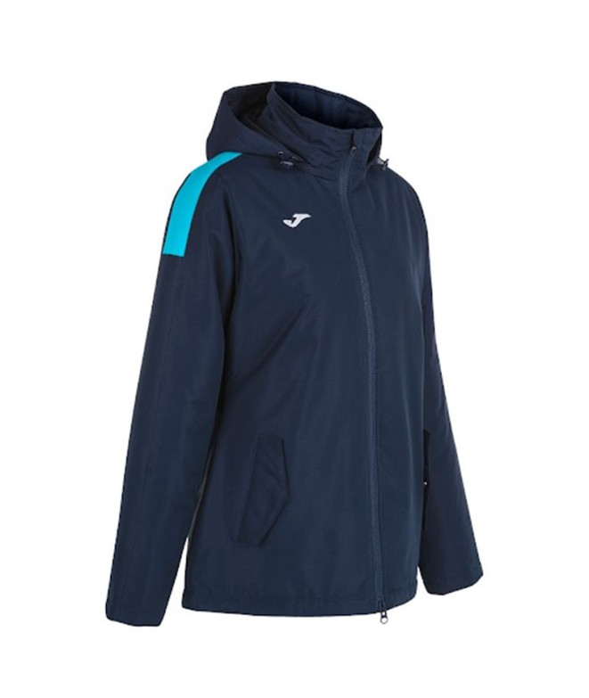 Anorak Joma Trivor Mujer Marino Turquesa Flúor