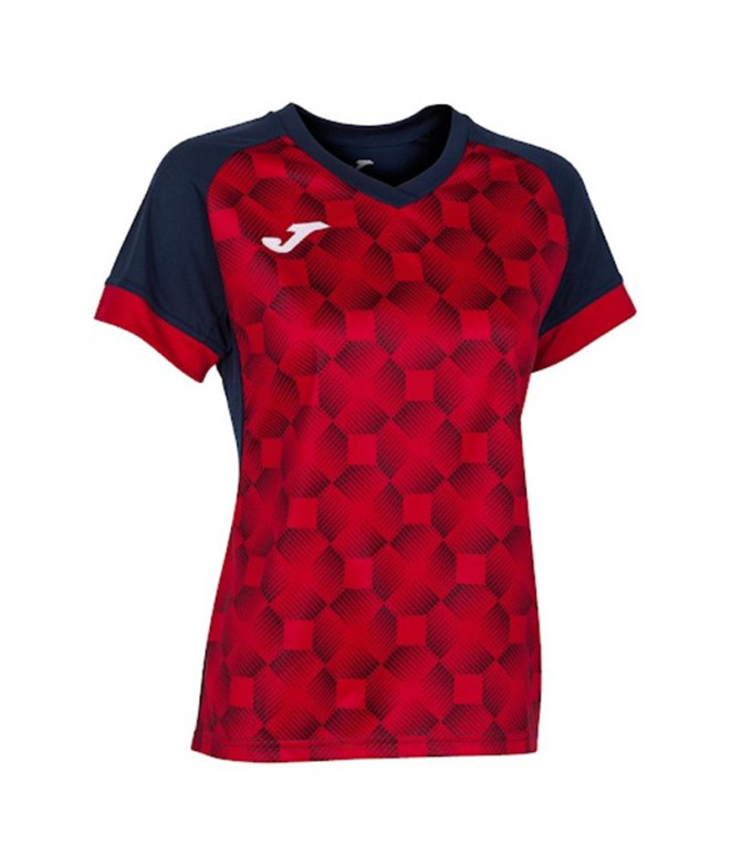 Camiseta Joma MulherMenina Manga curta Supernova III / Vermelho-marinho