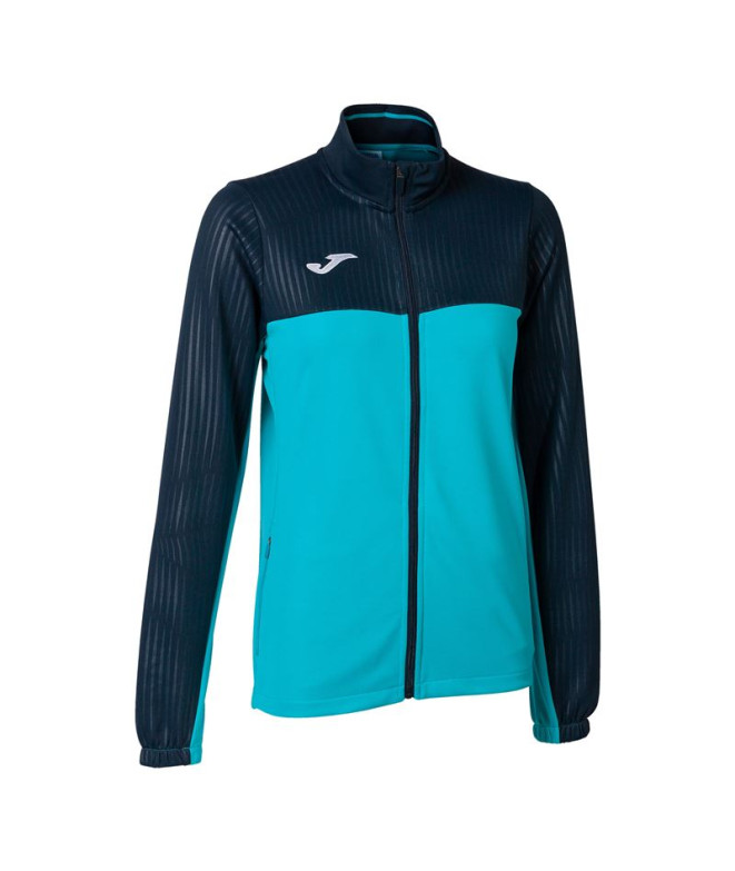 Chaqueta de Tenis / Pádel Joma Montreal Mujer Turquesa Flúor Marino