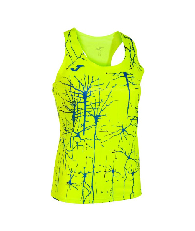 Camiseta Joma Mulher Braces Elite IX Amarelo fluorescente