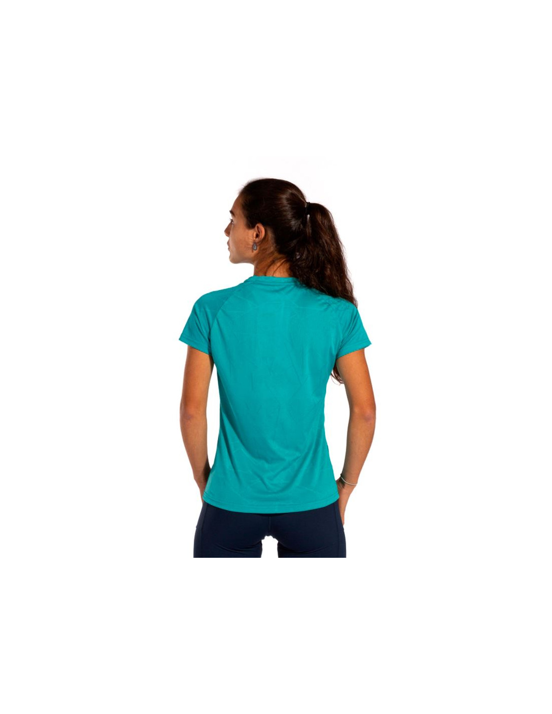 T-shirt Joma Femme Manches courtes Elite IX Turquoise Atmósfera