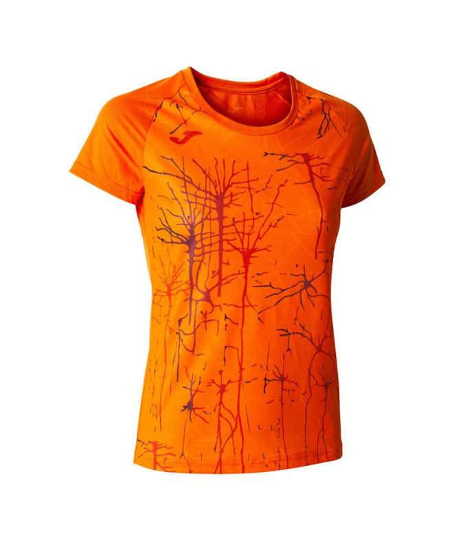 Camiseta Joma Mulher Manga curta Elite IX Laranja