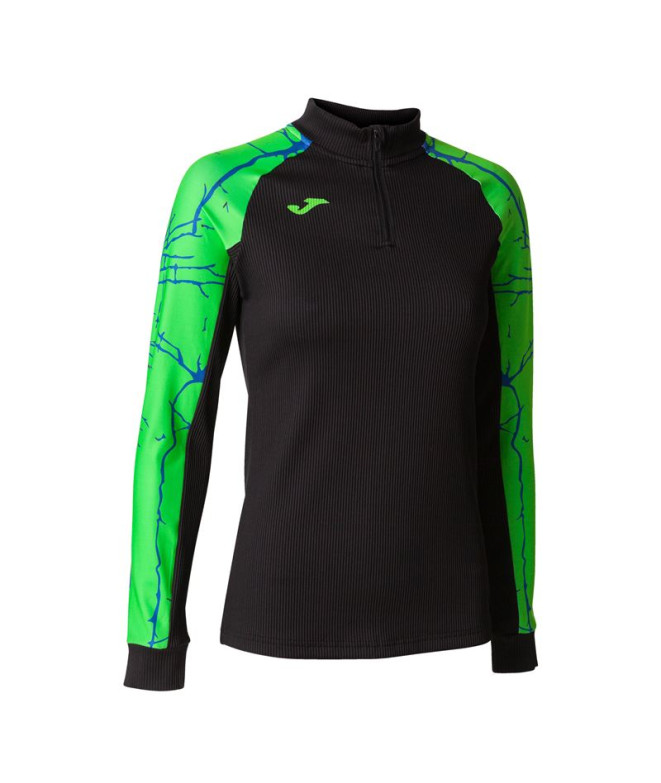 Sweat Joma Femme Elite IX Noir Vert Fluor