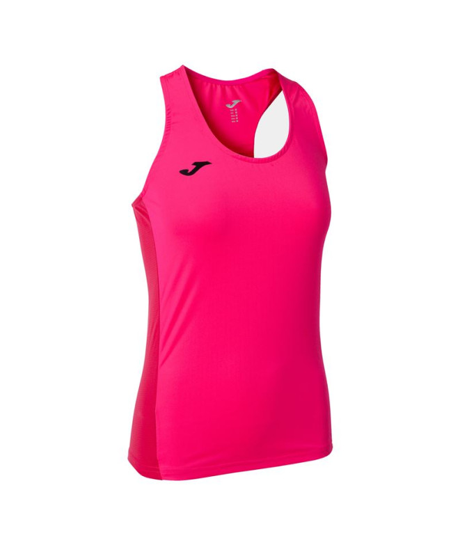 Camiseta Running Joma Mulher Menina Suspensórios R-Winner / Fluor Pink