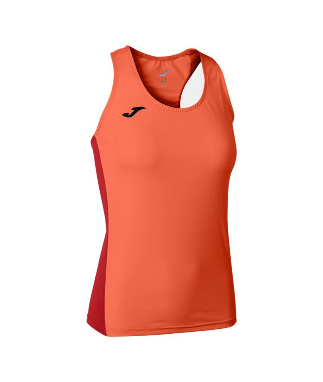 Camiseta Running Joma Mulher Menina Braces R-Winner / Laranja fluorescente