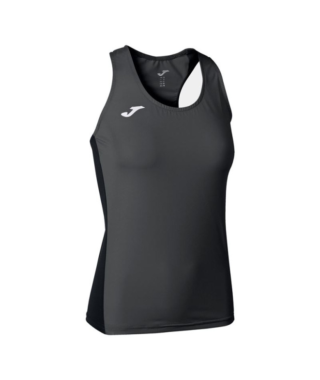 Camiseta Running Joma Mulher Menina Suspensórios R-Winner / Antracite