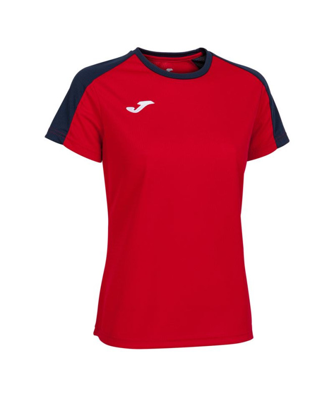 Camiseta Joma Mulher Campeonato Eco de manga curta vermelho-marinho