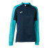 Moletom Joma Mulher Eco Championship Turquesa Fluorescente Marinho